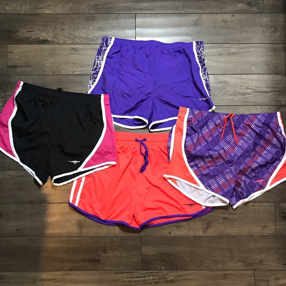 L | Cheetah running shorts BUNDLE OF 4!! |